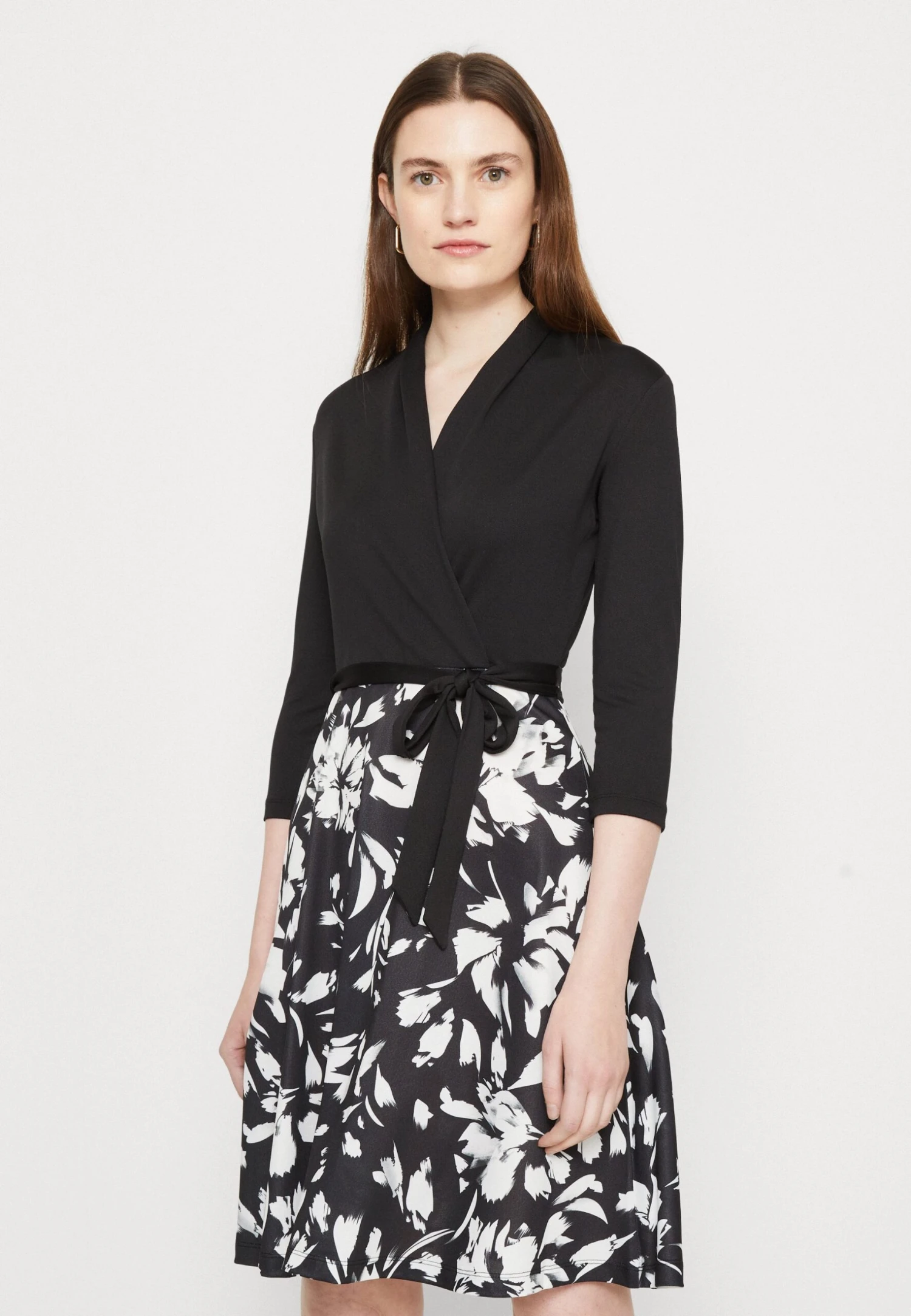 Anna Field Jerseyjurk - Black/White 1 Anna Field Jerseyjurk - Black/White