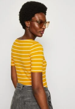 Anna Field T-Shirt Print - Dark Yellow/White -Anna Field 0b293c78d10e462089578b6c7e2736dd