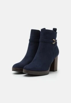 Anna Field Enkellaarsjes Met Plateauzool - Dark Blue -Anna Field 48b62c617936459986dcb99464d9cd10