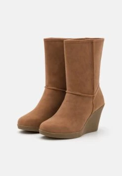 Anna Field Winter Boot - Enkellaarsjes Met Sleehak - Cognac 8 Anna Field Winter Boot - Enkellaarsjes Met Sleehak - Cognac -Anna Field 64d45de883534e7f974d195c7e051ad9