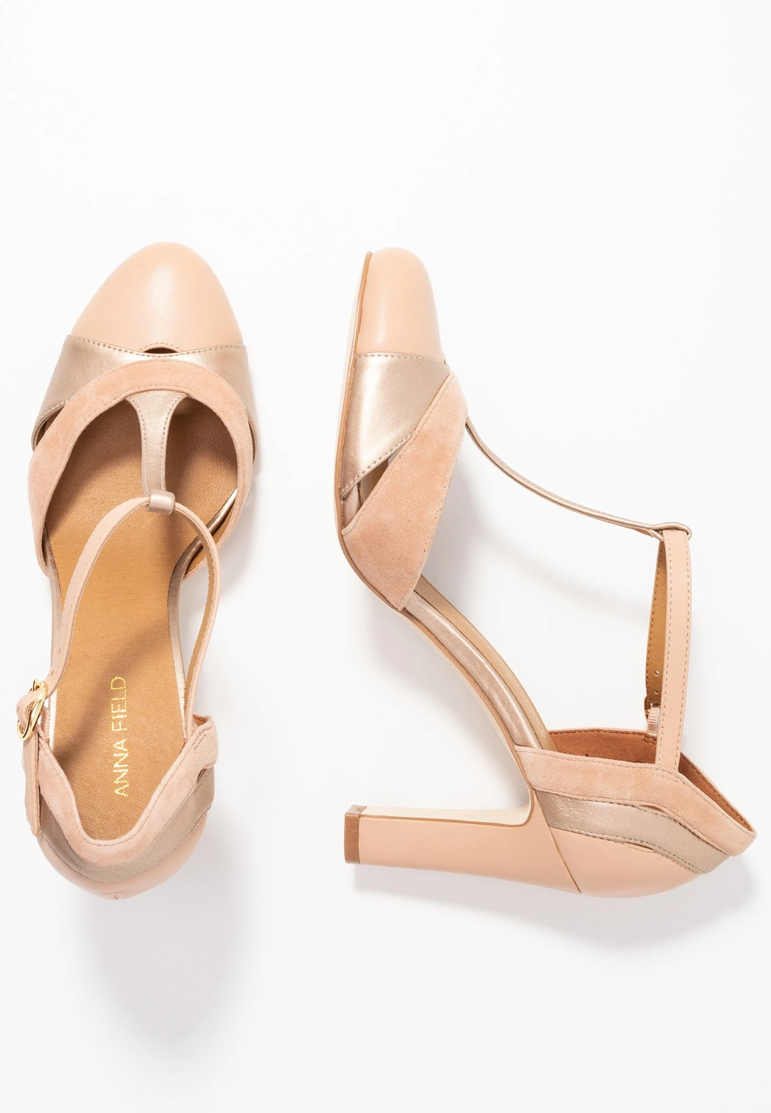 Anna Field Leather High Heels - Hoge Hakken - Light Pink 4 Anna Field Leather High Heels - Hoge Hakken - Light Pink - Afbeelding 4