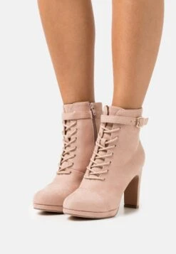 Anna Field 16 Veterboots - Light Pink