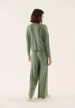 Anna Field Wide Leg - Pyjama - Khaki -Anna Field b221e0d411444a8fbb6c134598d86d40