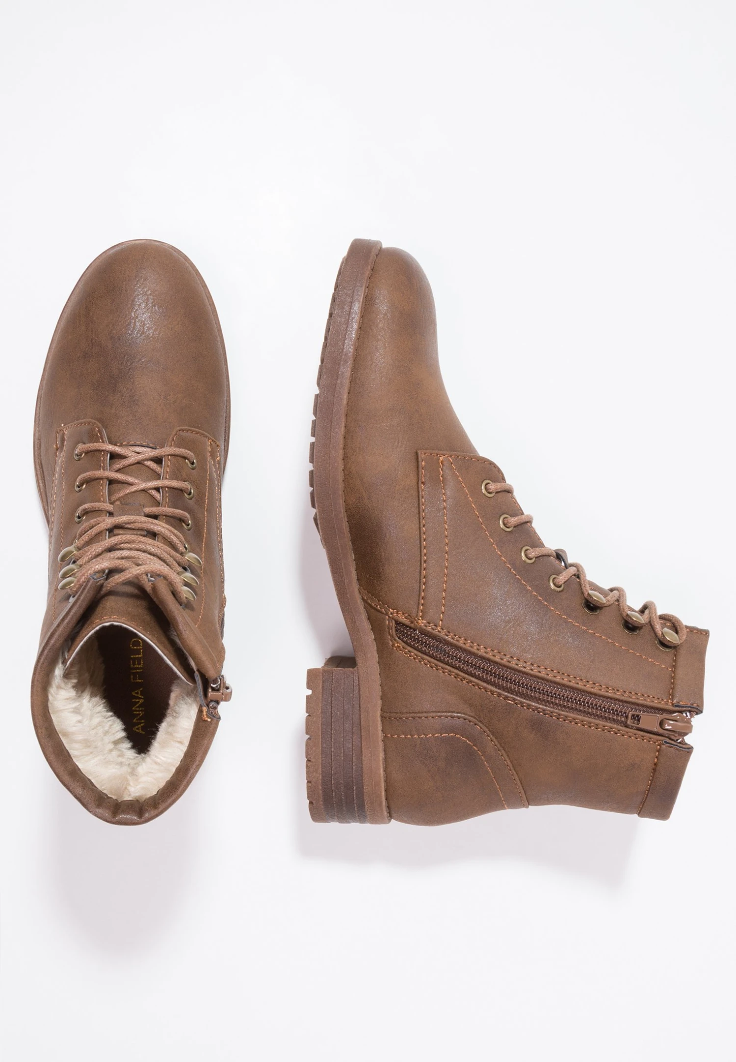 Anna Field Winter Boot - Veterboots - Coffee 3 Anna Field Winter Boot - Veterboots - Coffee - Afbeelding 3