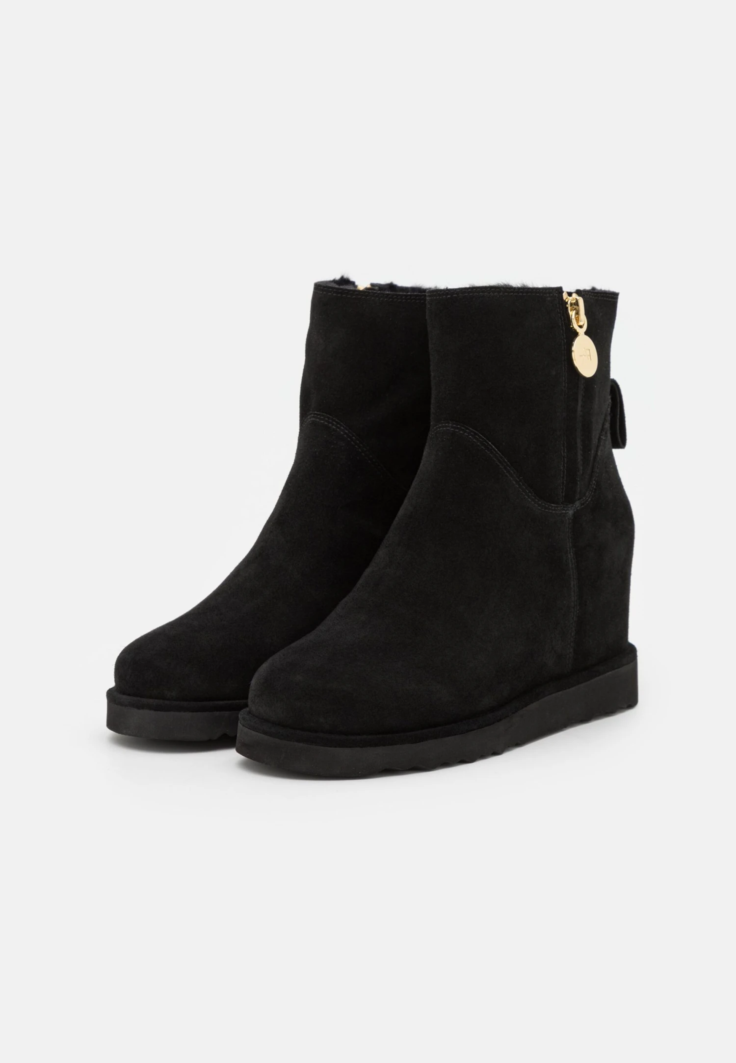 Anna Field Leather Winter Boot - Korte Laarzen - Black 3 Anna Field Leather Winter Boot - Korte Laarzen - Black - Afbeelding 3